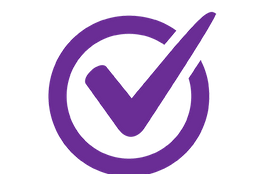 Tick icon - purple - clear H300 - spacce.png