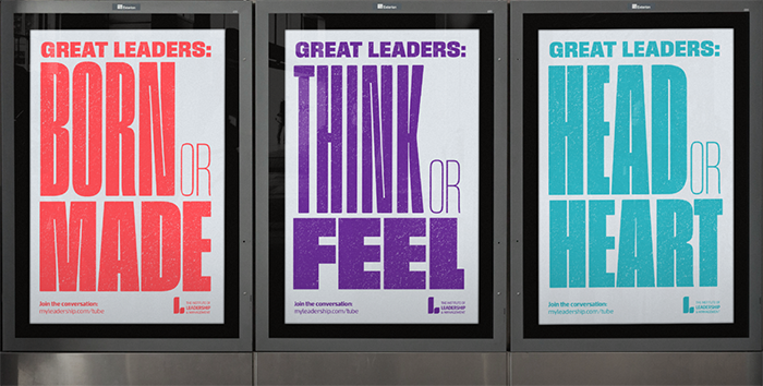 Great Leaders campaign creative 